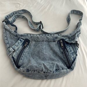 Denim 80’s Style Shoulder Bag